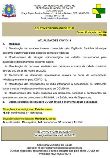 Boletim Informativo 12/07/2020