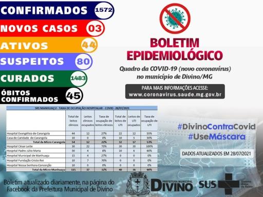 Boletim Informativo 28/07/2021